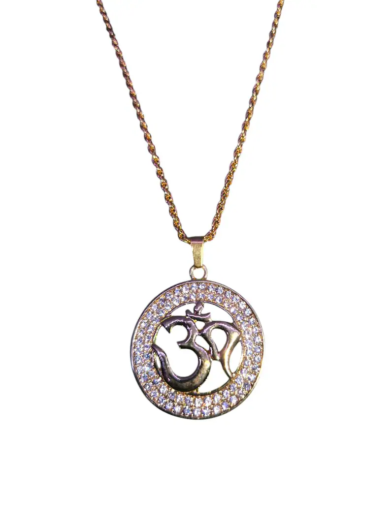 Om 925 Silver  Necklace