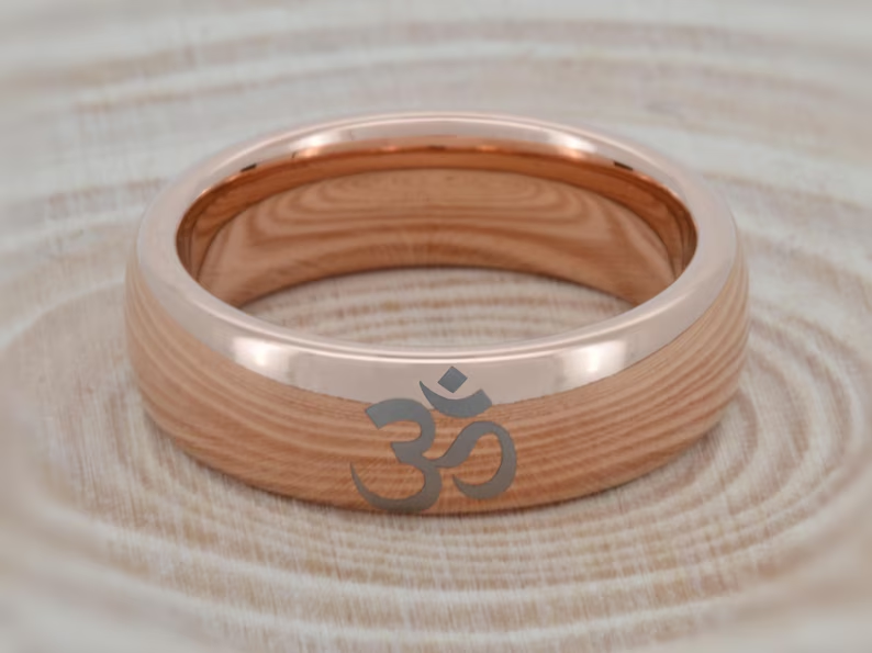 Om 925 Silver Ring