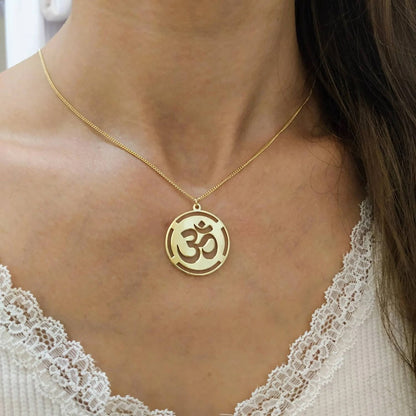 Om 925 Silver Necklace