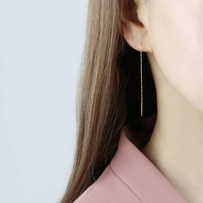 Delicate Sui Dhaga 925 silver Earring