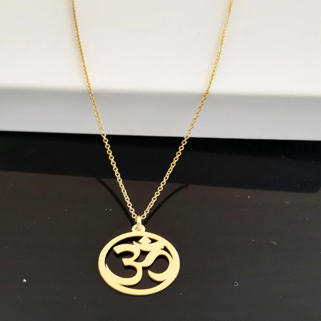 Om 925 Silver Necklace