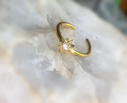 Dainty Star 925 Silver Toe Ring