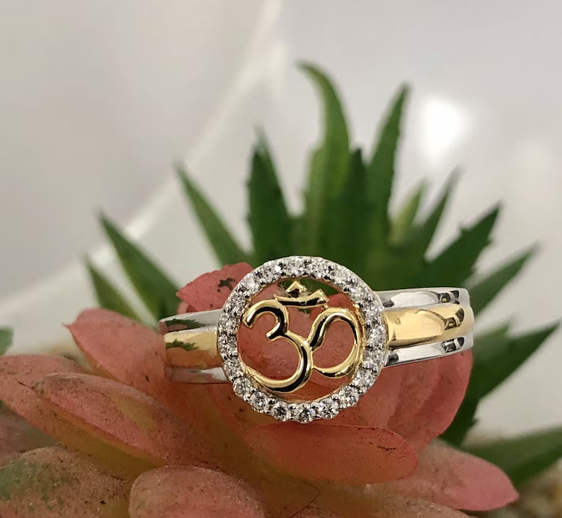 Om 925 Silver Ring