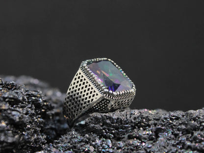 Alexa 925 Silver Men's Ring