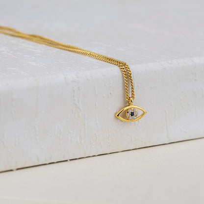 Amulet Evil Eye 925 Silver Anklet