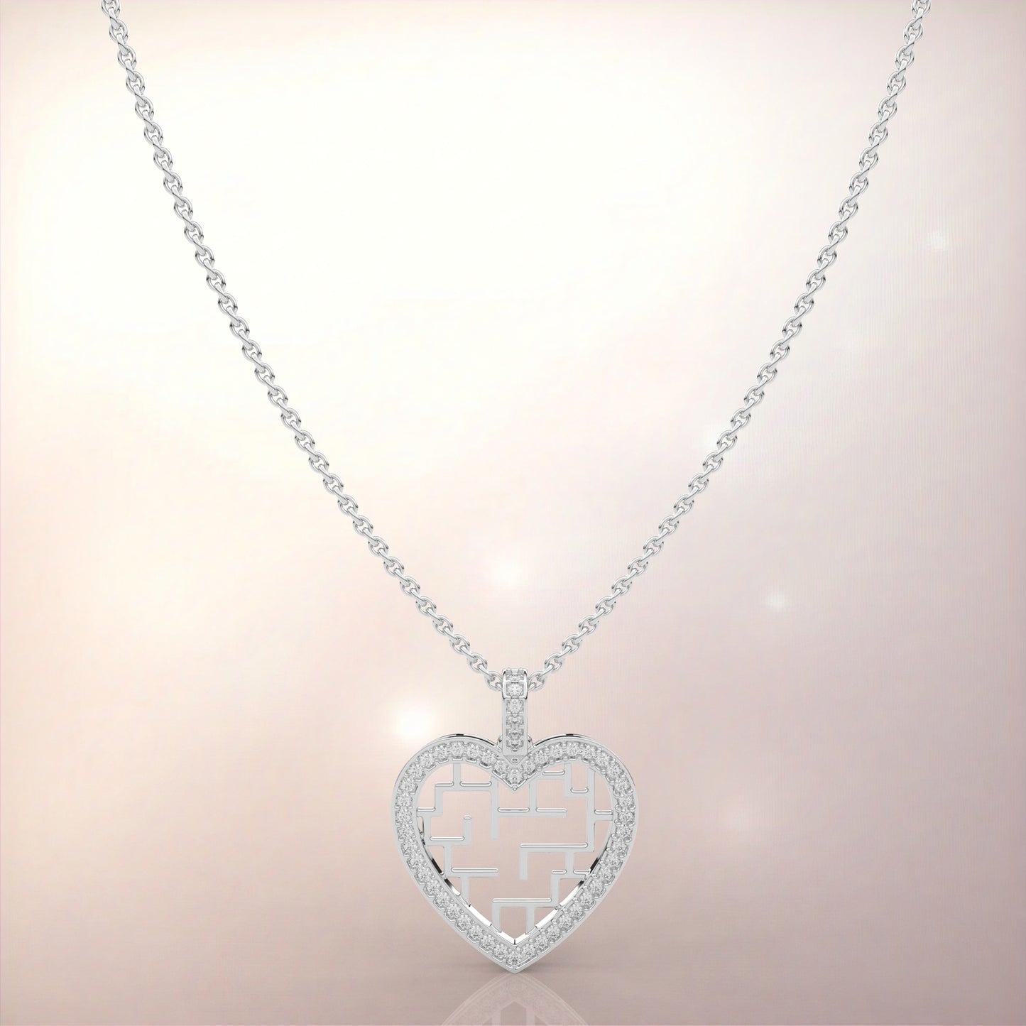 Moissanite Diamond 925 Silver Necklace