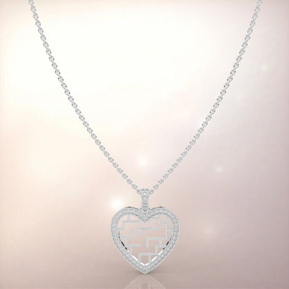 Moissanite Diamond 925 Silver Necklace