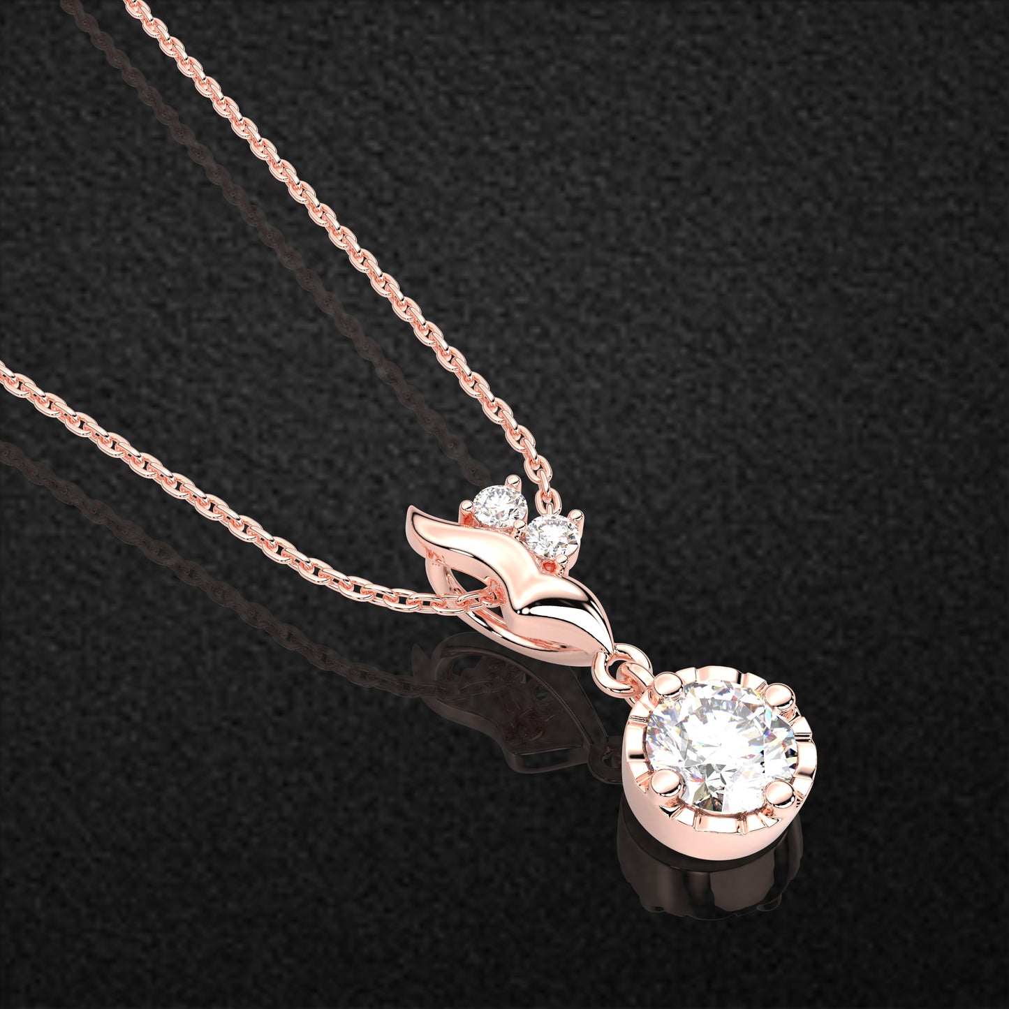 Classic Moissanite Diamond 925 Silver Necklace
