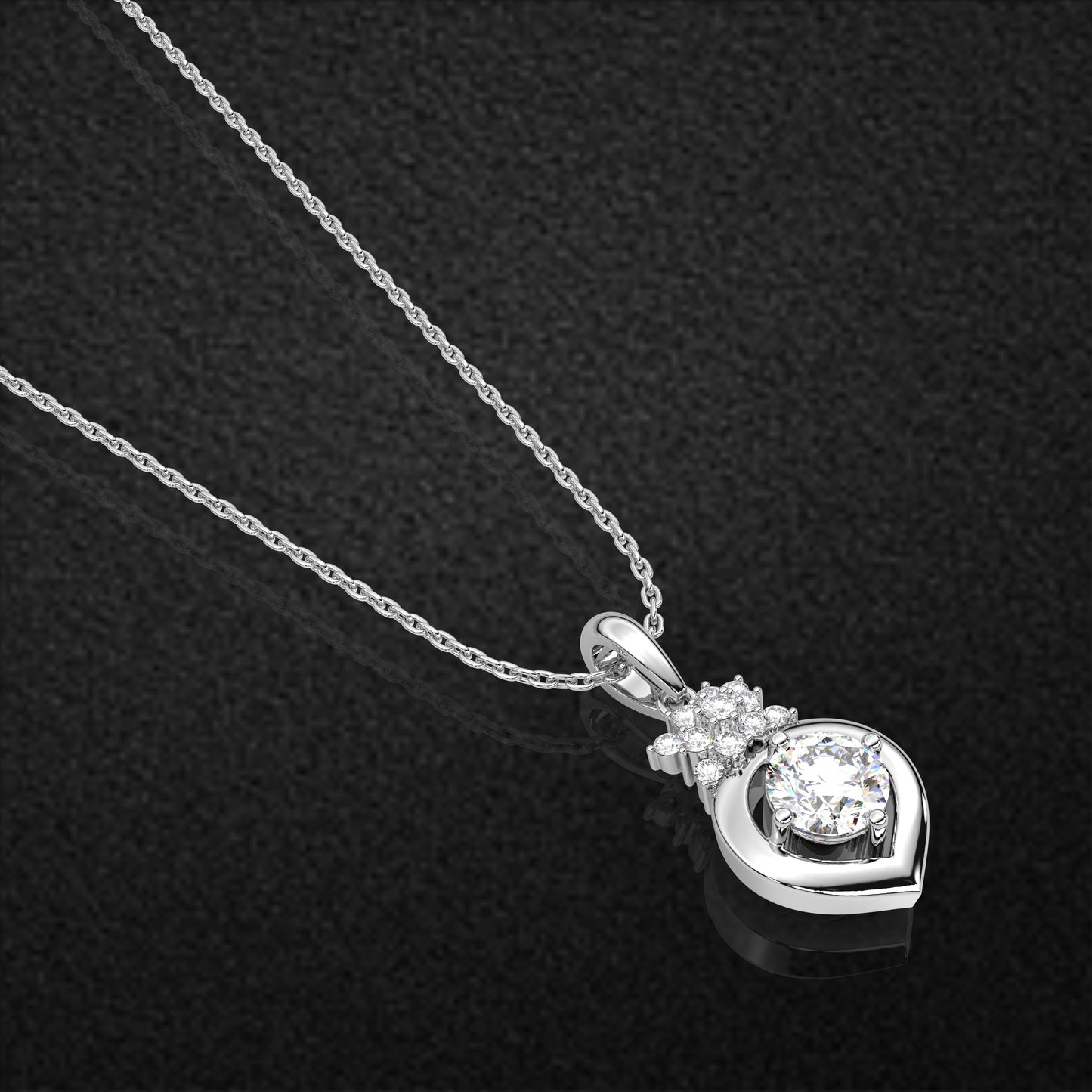 Sparkling Elsa 925 Sterling Silver Necklace