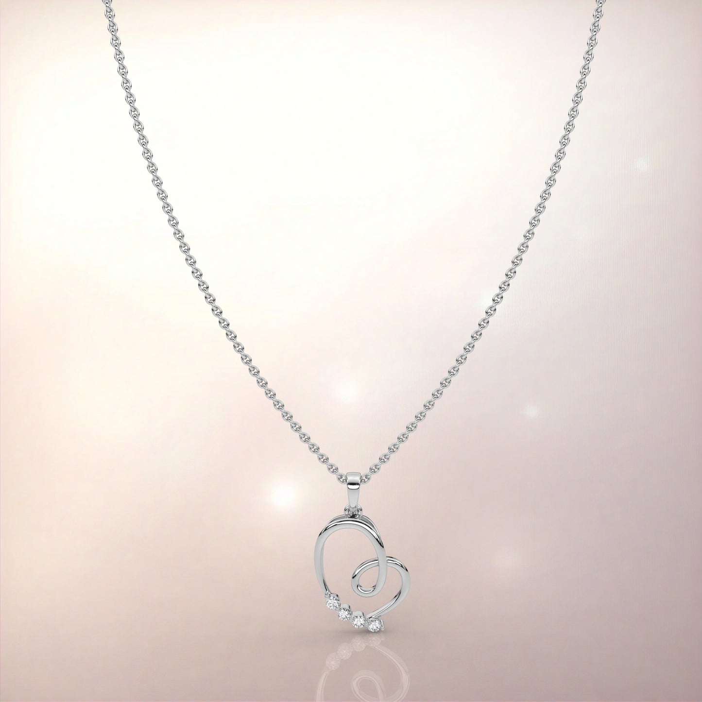 Moissanite Diamond 925 Silver Necklace