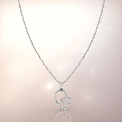 Moissanite Diamond 925 Silver Necklace