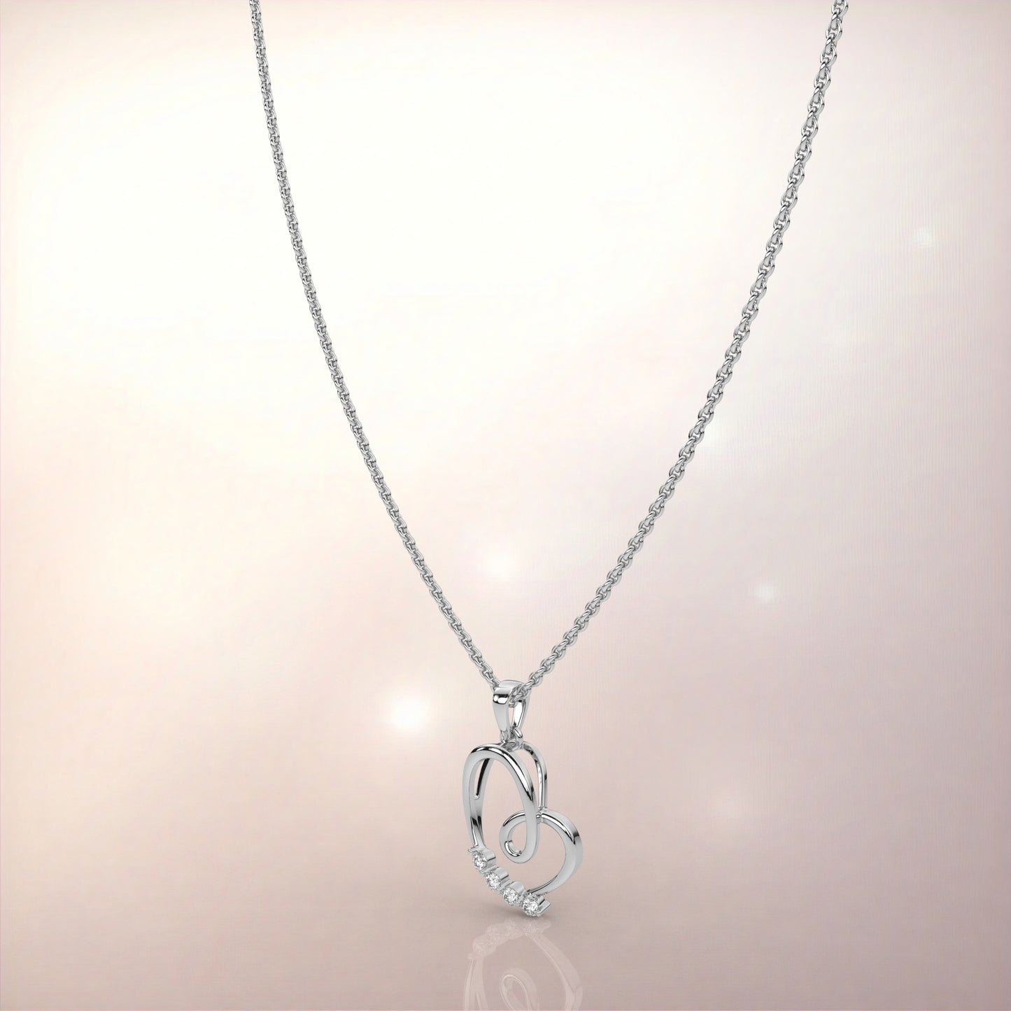 Moissanite Diamond 925 Silver Necklace