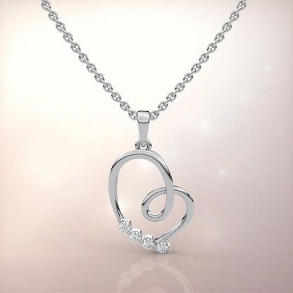 Moissanite Diamond 925 Silver Necklace