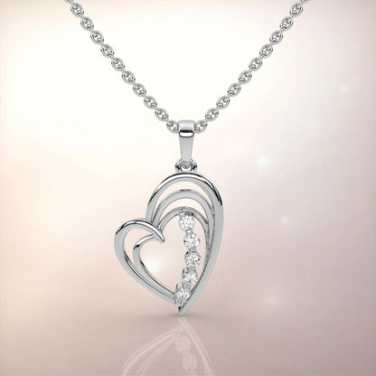 Moissanite Diamond 925 Silver Necklace