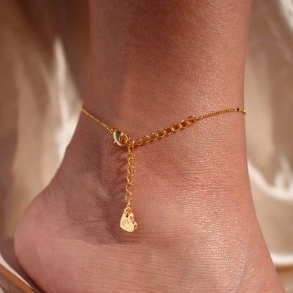 Tiny 925 Silver Anklet