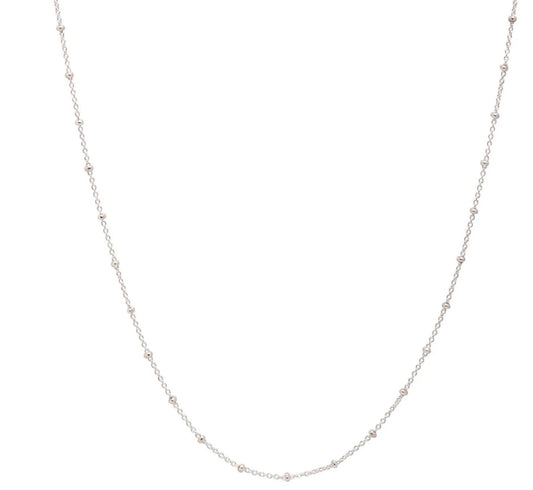 Satellite Beaded 925 Silver Chain