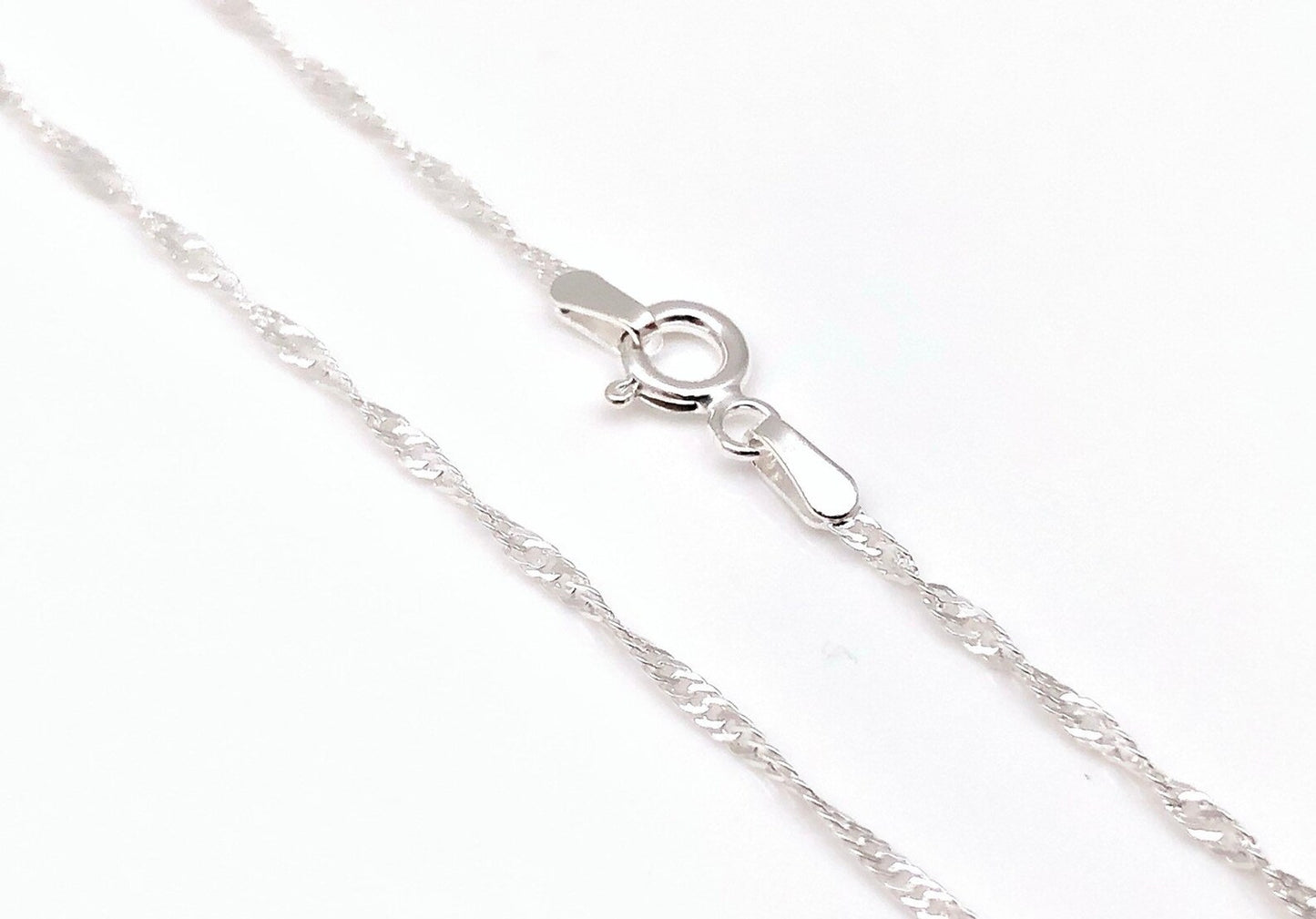 Singapore Twist 925 Silver Chain