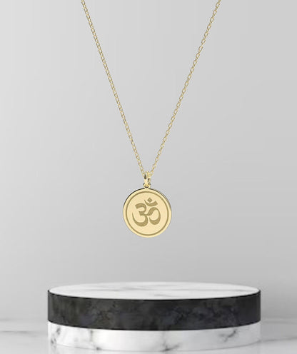 Om 925 Silver Necklace