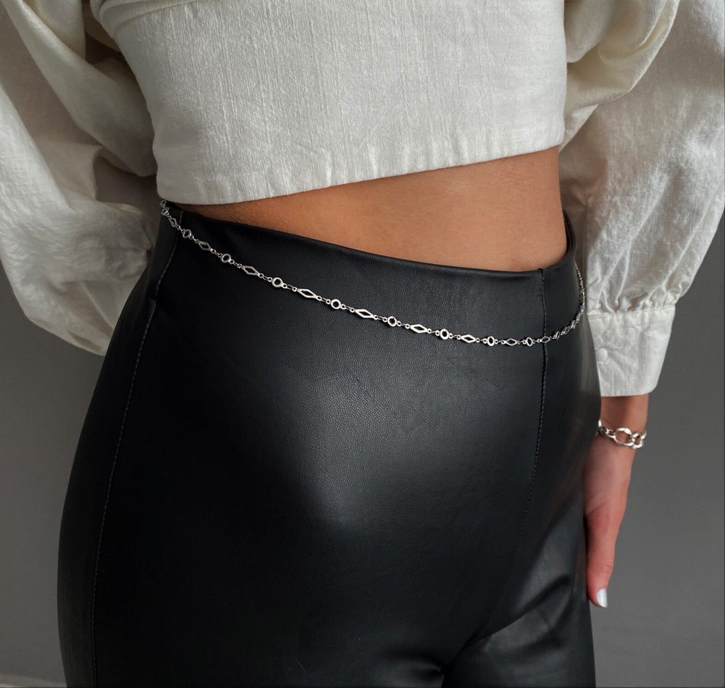 Delicate 925 Silver Waist Chain