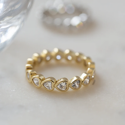 Heart 925 Eternity Band