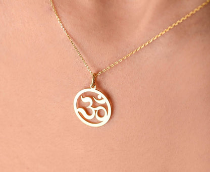 Om 925 Silver Necklace