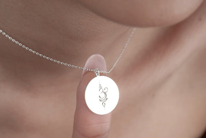 Om 925 Silver Necklace