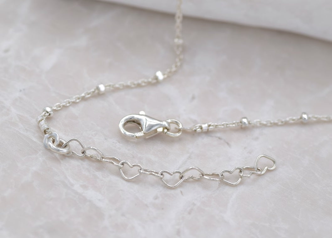 Shell Evil Eye 925 Silver Anklet