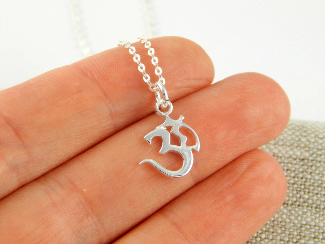 Om 925 Silver Necklace