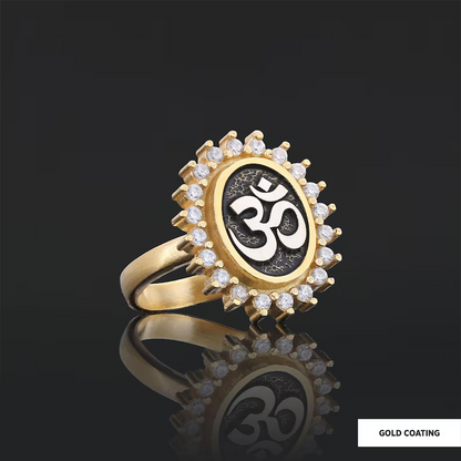 Om 925 Silver Ring