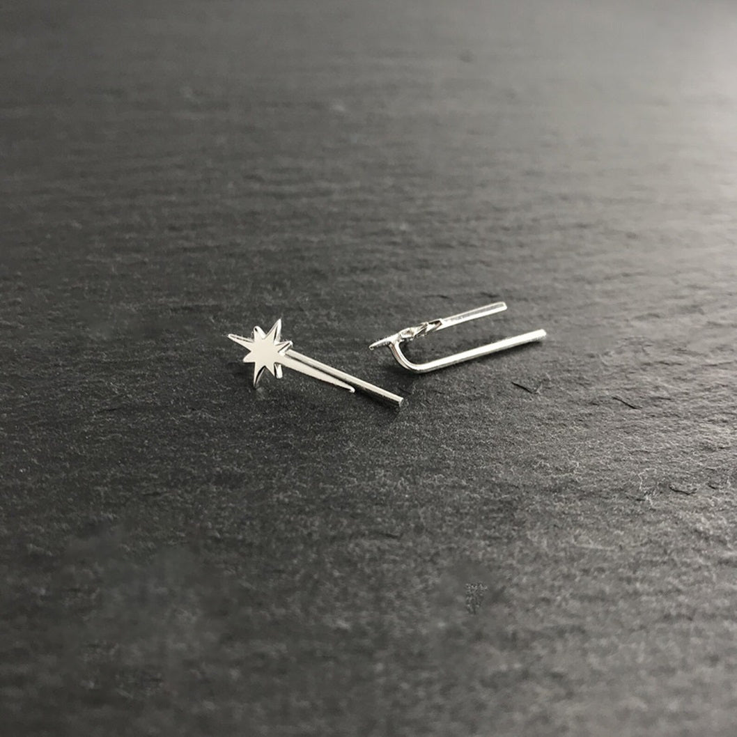 Star 925 Silver Earring