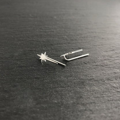 Star 925 Silver Earring