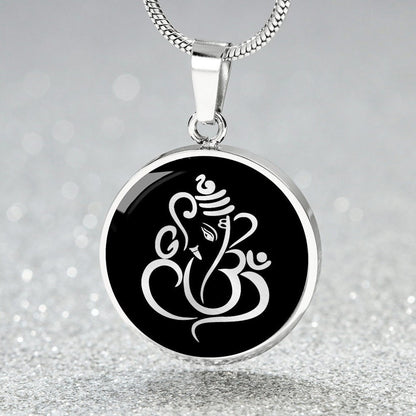 Om 925 Silver Necklace