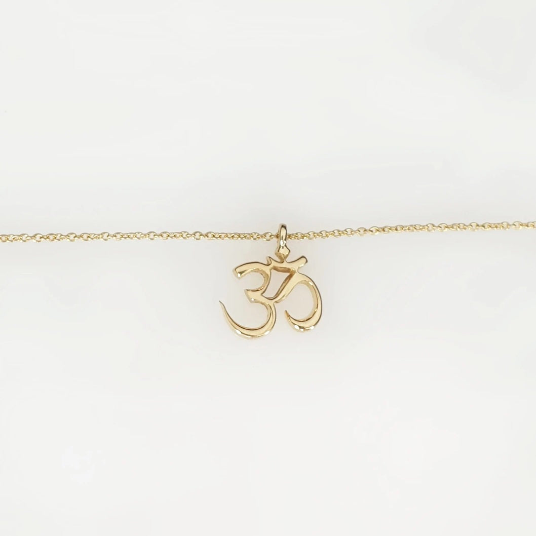 Om 925 Silver Necklace