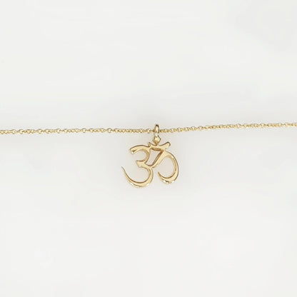 Om 925 Silver Necklace