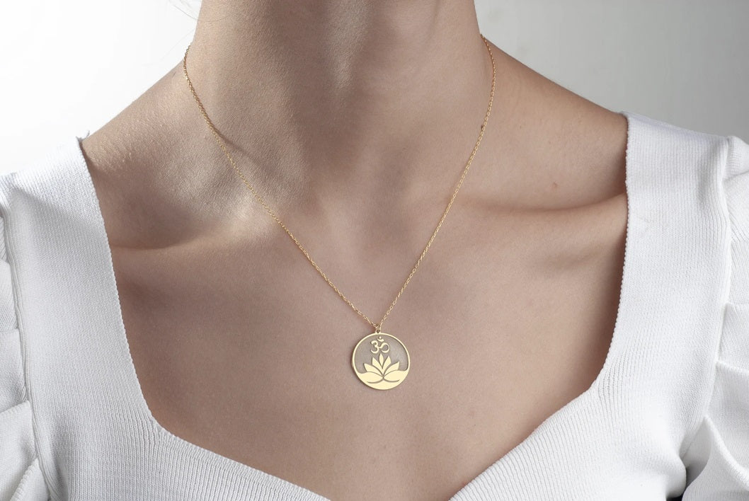 Om 925 Silver Necklace