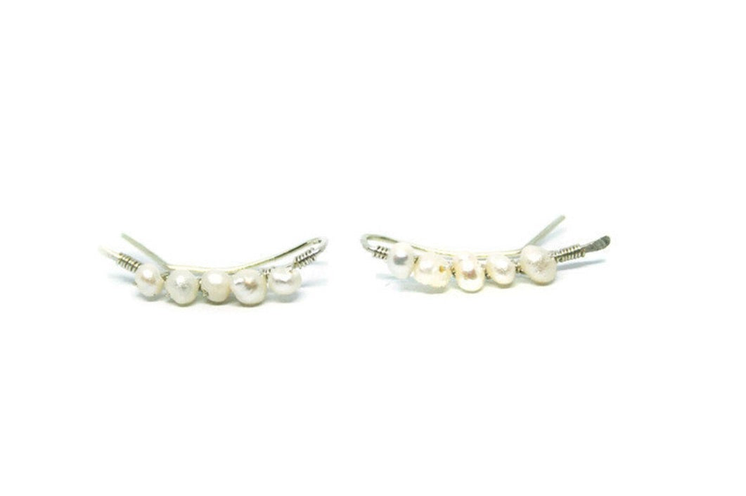 Real Pearl 925 Silver Earring