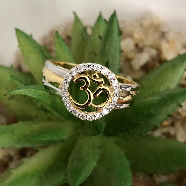 Om 925 Silver Ring