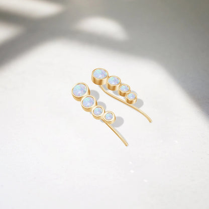 Opal 925 Silver Earring