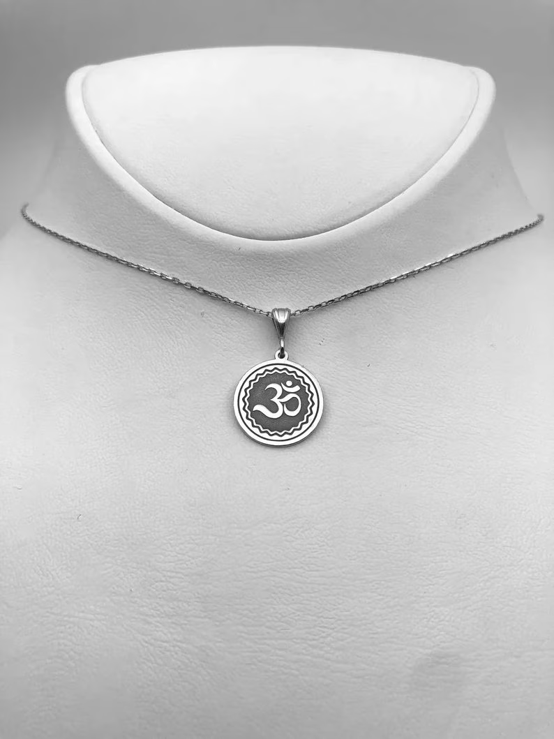 Om 925 Silver Necklace