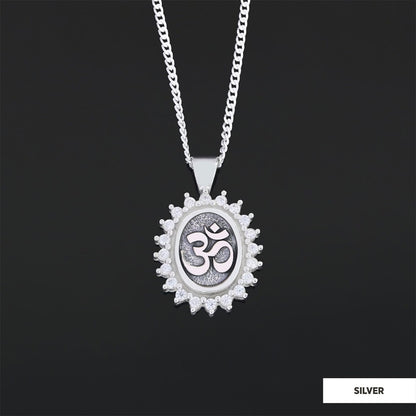 Om 925 Silver Necklace