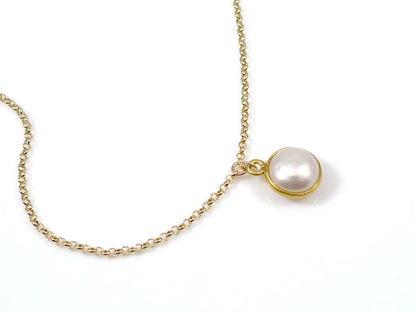 Vermeil Pearl 925 Silver Anklet