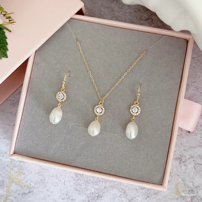 Dainty 925 Silver Necklace Set