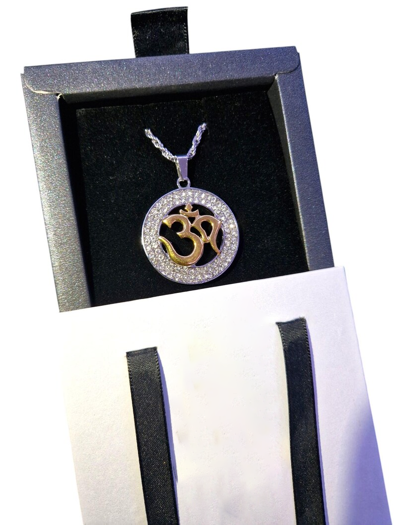 Om 925 Silver  Necklace