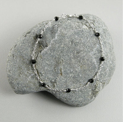 Crystal 925 Silver Anklet
