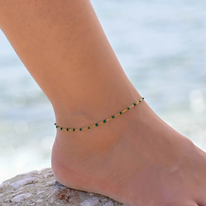 Boho 925 Silver Anklet