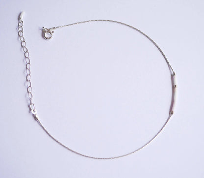 Ultra Thin 925 Silver Anklet