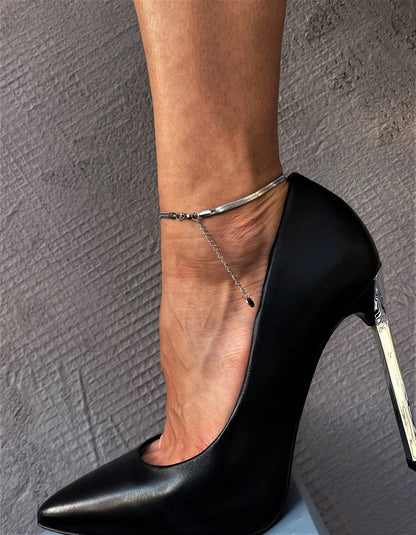 Snake 925 Silver Anklet