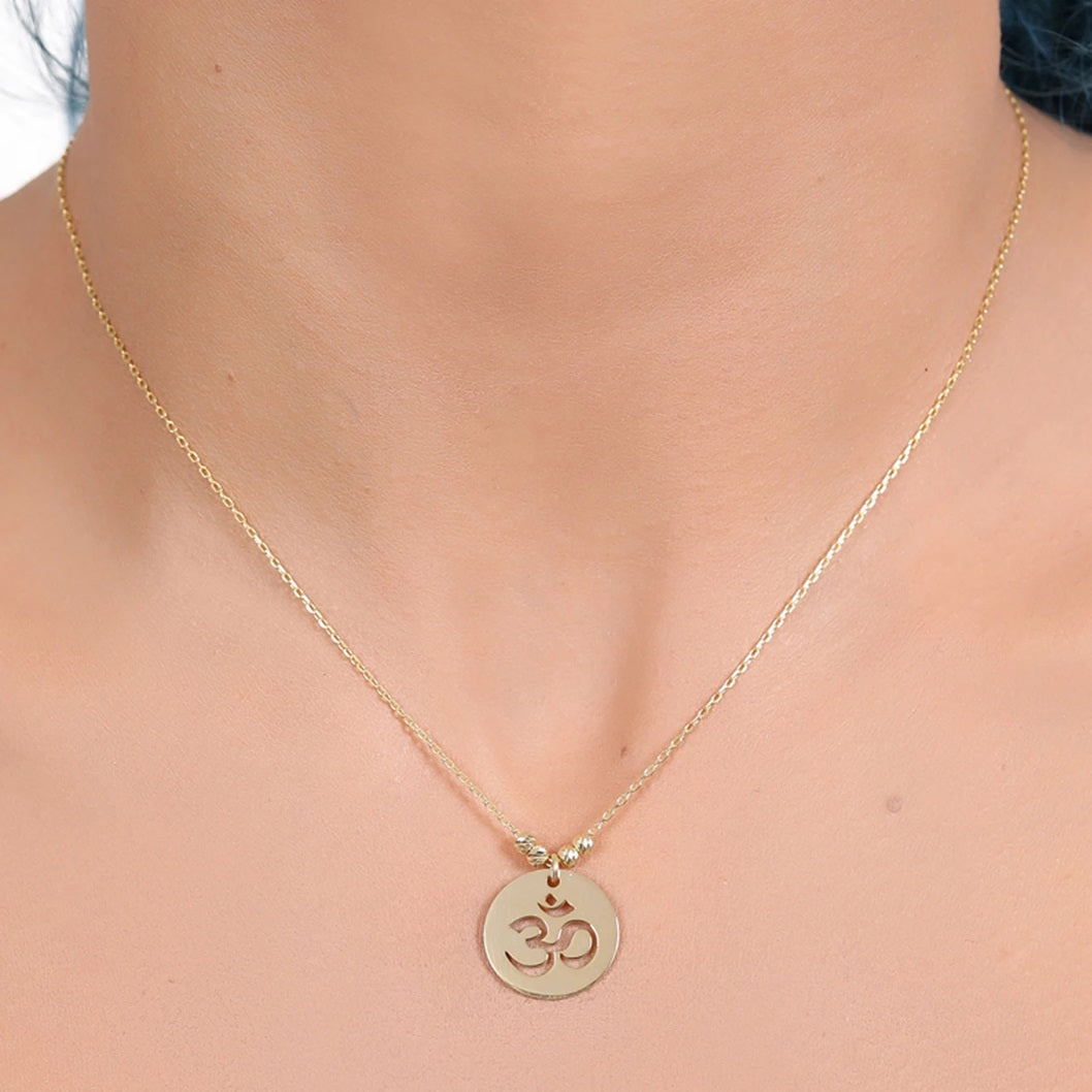 Om 925 Silver Necklace