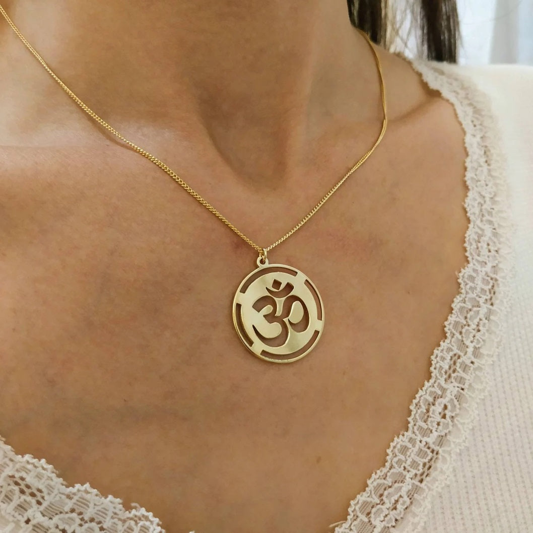 Om 925 Silver Necklace