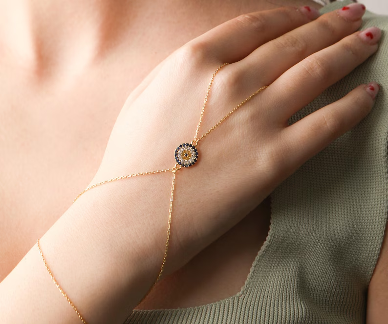 Minimalist 925 Silver Hand Chain
